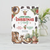 サボスワイルドウエストウエスタンクリスマスパーティー 招待状 (スタンド正面)