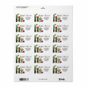 サボス結婚差出人住所ラベルメキシカンフィエスタ ラベル (フルシート)