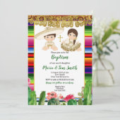 サボス金ゴールドバプティスフィエスタツイン招待状 招待状 (スタンド正面)