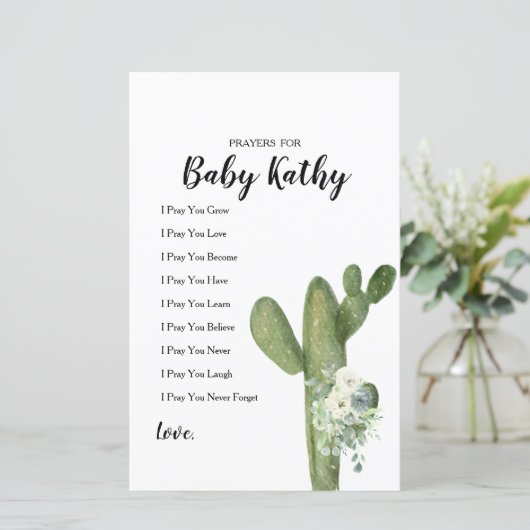 サボタコの恋祈りの言葉のベビーサイン (スタンド正面)