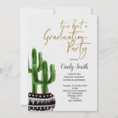 サボタコスが卒業パーティーグリーンに 招待状 (正面)