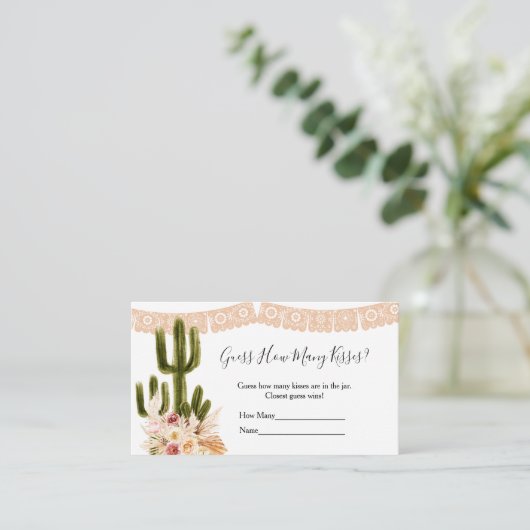 サボタコスの恋の数キスゲーム エンクロージャーカード (スタンド正面)