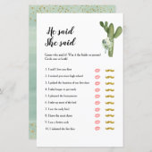 サボタコ'恋の彼は彼女はゲームを言った (正面/裏面)