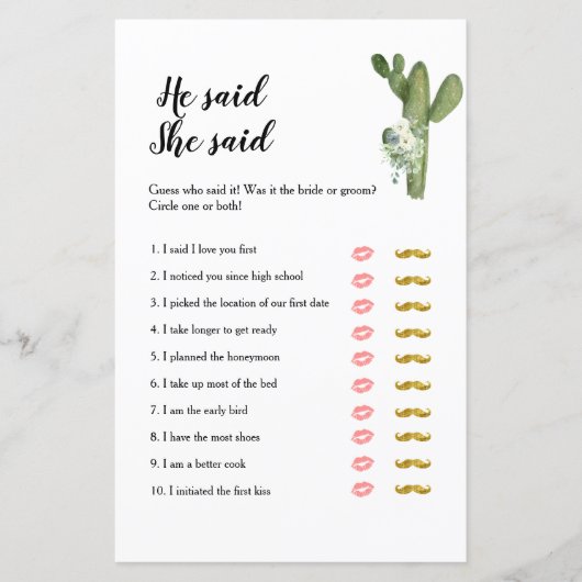 サボタコ'恋の彼は彼女はゲームを言った (正面)