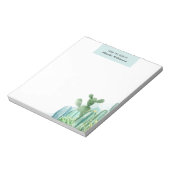 サボタニカルウォーターの色の緑 ノートパッド (回転)