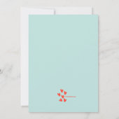 サボットカップルリハーサルディナー招待状 招待状 (裏面)