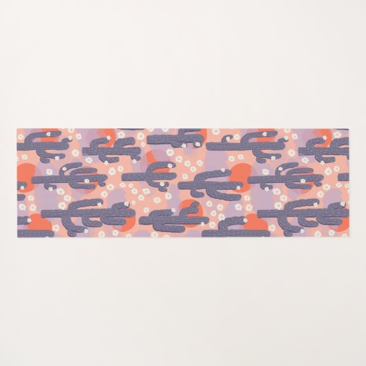 サボットサンボタニカルパーソナライズされたフローラ ヨガマット (裏面(横))