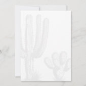 サボットデザートマルーンテラコテ結婚ィズ 招待状 (裏面)