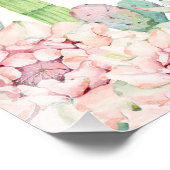 サボツツインワンペクリックペア誕生日ウェルカムサイン フォトプリント (角)