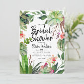 サボテエレガントンサククレントフローラブライダルシャワー 招待状 (スタンド正面)