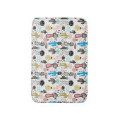 サボテモダンンの幾何パターン バスマット (正面縦)