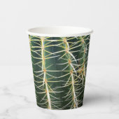 サボテンおもしろいの不快な針状乾燥した植物のパペ 紙コップ (裏面)