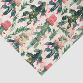 サボテンおもしろいカラフルクリスマスライト与えギフト 薄葉紙 (詳細)