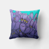 サボテンおもしろい類 クッション (裏面)