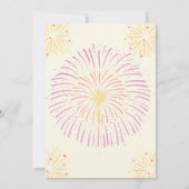 サボテンかわいいウノタコファーストフィエスタ1st誕生日 招待状 (裏面)