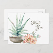 サボテンかわいらしとフラワーサボテン ポストカード (正面/裏面)