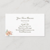 サボテンかわいらしとフラワーサボテン 名刺 (裏面)