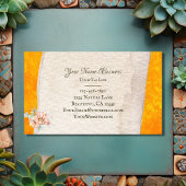 サボテンかわいらしと花南西多肉質 名刺