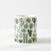 サボテンかわいらし コーヒーマグカップ (中央)