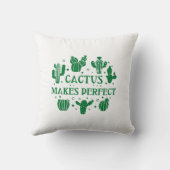 サボテンが完璧に クッション (裏面)