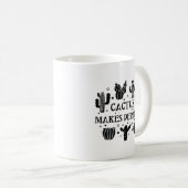 サボテンが完璧に コーヒーマグカップ (正面右)