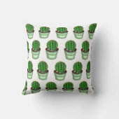 サボテンが完璧に |プラントプン クッション (裏面)