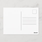 サボテンとアガベの砂漠渓谷の風景 ポストカード (裏面)