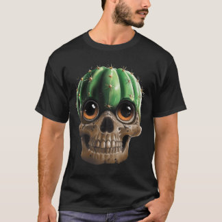サボテンとドクロ Tシャツ