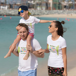 サボテンとパペルピカドガーランドテキサス州 Tシャツ