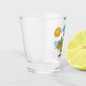 サボテンとビール ショットグラス (左)