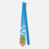 サボテンとビール ネクタイ (正面)