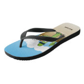 サボテンとビール ビーチサンダル (アングル)