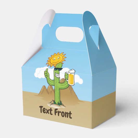 サボテンとビール フェイバーボックス (正面サイド)