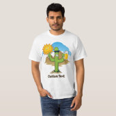 サボテンとビール Tシャツ (正面フル)