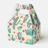 サボテンとラディバグパターン – ベージュ背景 フェイバーボックス (裏面サイド)