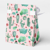 サボテンとラディバグパターン – ライトピンク背景 フェイバーボックス (裏面サイド)