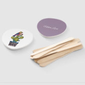 サボテンとレインボーバード ハンドファン (組立なし)