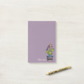 サボテンとレインボーバード ポストイット (デスク上)