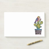 サボテンとレインボーバード ポストイット (デスク)