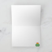 サボテンとロードランナー カード (内部)