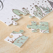 サボテンと多肉幾何花少女の提案 ジグソーパズル (側面)