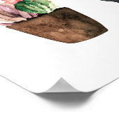 サボテンと多肉性トリオワン ポスター (角)