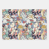 サボテンと多肉性 ラッピングペーパーシート (正面)