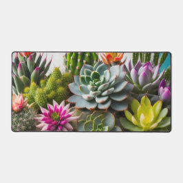 サボテンと多肉植物のグループ化 デスクマット