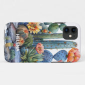 サボテンと多肉植物の花 Case-Mate iPhoneケース (裏面(横))