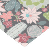 サボテンと多肉植物は青い葉を付ける テーブルクロス (アングル)