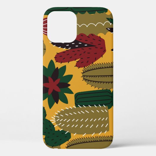 サボテンと多肉植物:ヴィンテージ Case-Mate iPhoneケース (裏面)