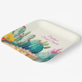 サボテンと多肉質 ペーパープレート (傾斜あり)