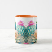 サボテンと多肉質 マグカップ (中央)