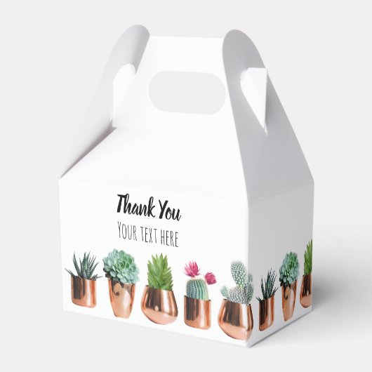サボテンと多肉類のバラ金ゴールドポット フェイバーボックス (裏面サイド)
